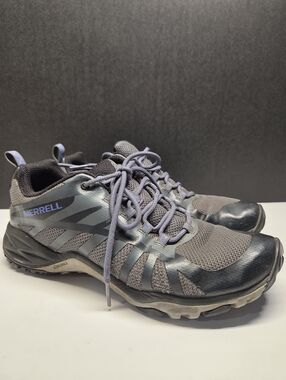 Merrell Womens Size 9 Sirens Edge Q2 Athletic Shoes Trail Hiking Black Grey